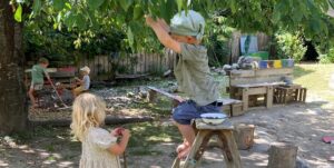 Spielnachmittag im Garten der Kinderstube