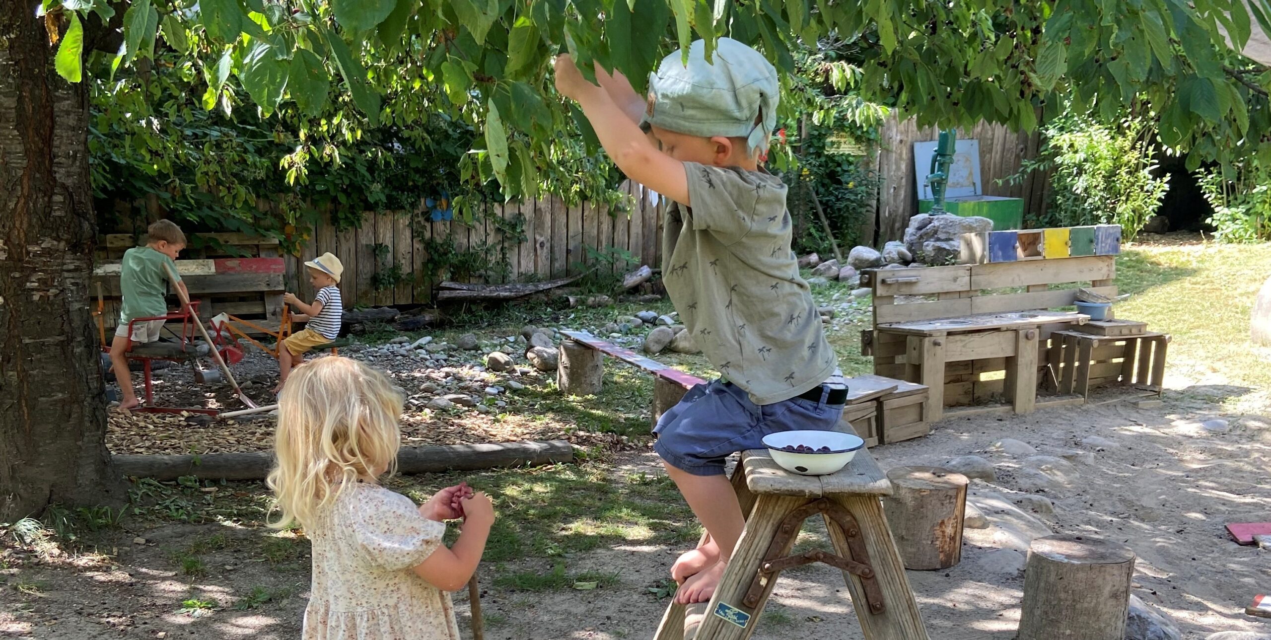 Spielnachmittag im Garten der Kinderstube